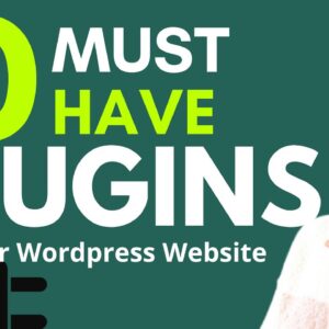 10 Must HAVE WordPress Plugins 2020 | Especially for Beginners | Plugins for WordPress