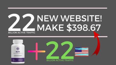 NEW WEBSITE! Make $398.67 for Every Single Post, Affiliate Marketing, Free Traffic, ClickBank