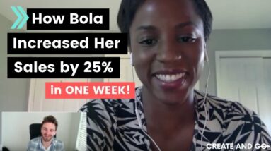 How Bola Increased Her Sales by 25% Her First Week Using Six-Figure Blogger