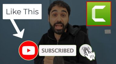 How To Create Animated YouTube Subscribe Button Using Camtasia