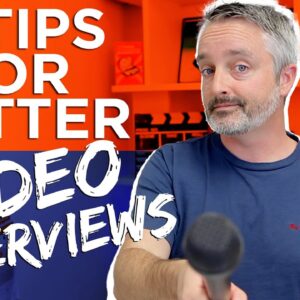 How to INTERVIEW People On Camera // 8 Expert Video Interview Tips