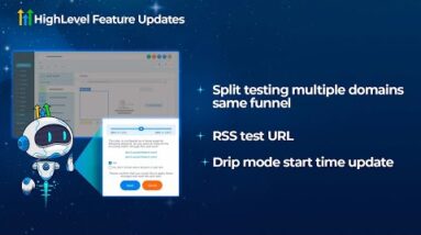 Split testing multiple domains; same funnel + RSS test URL + drip mode start time update! 4 Split testing multiple domains; same funnel + RSS test URL + drip mode start time update!
