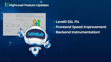 Level0 SSL Fix, Frontend Speed Improvement, & Backend Instrumentation! 20 Level0 SSL Fix, Frontend Speed Improvement, & Backend Instrumentation!