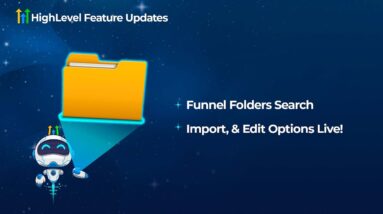 Funnel Folders Search, Import, & Edit Options Live! 10 Funnel Folders Search, Import, & Edit Options Live!