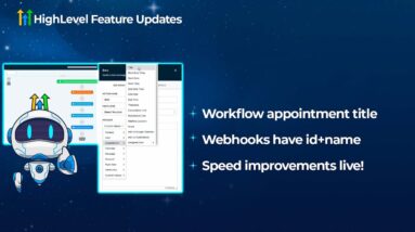 Workflow appointment title, webhooks have id+name, and speed improvements live! 8 Workflow appointment title, webhooks have id+name, and speed improvements live!