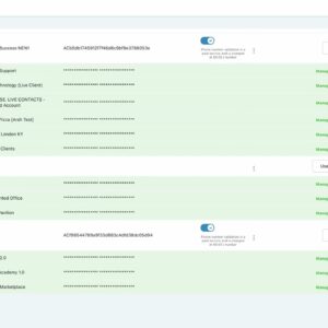 Pagination Live on Twilio + MailGun Settings Pages