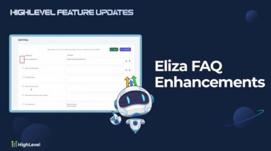 Eliza FAQ Enhancements 4 Eliza FAQ Enhancements