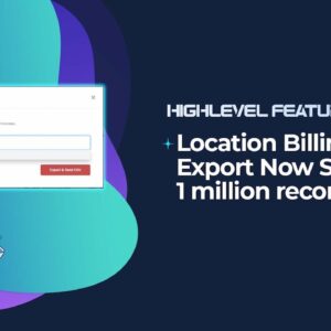 Location Billing Report Export Now Supports 1 million records!