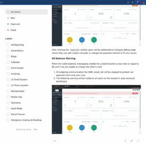 SaaS Low Balance Warning + Block Live!