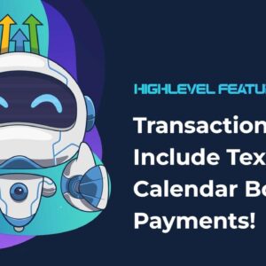 Transactions Now Include Text2Pay + Calendar Booking Payments!