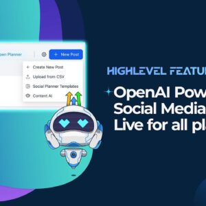 OpenAI Powered Social Media Posting Live for all plans!