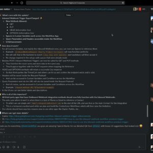 Inbound Webhook Supercharge for WorkFlows!