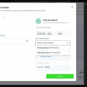 Attach the same client payment method to multiple sub accounts live!