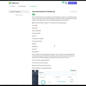 Internationalisation of Sidebar Live! 🌍