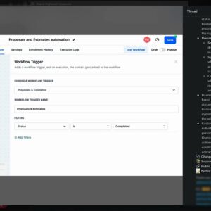 Proposal & Estimate Triggers Live in Workflows!