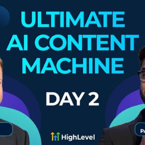 The Ultimate AI Content Machine with Frank Kern - Day 2