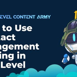 How to Use Contact Engagement Scoring in HighLevel