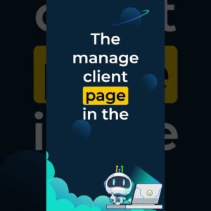 SaaS  Updated UI for Manage Client