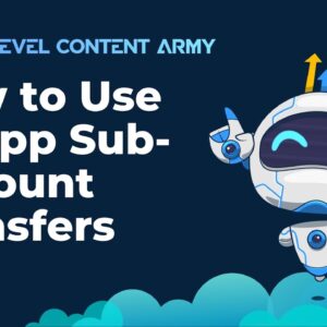 How to Use In-App Sub-Account Transfers