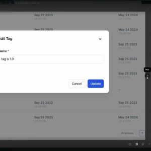 Renaming tags in workflows if they are renamed in _Tags_ section!