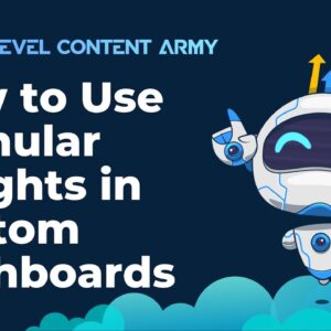 How to Use Granular Insights in Custom Dashboards