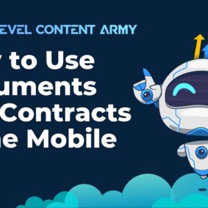 How to Use Documents and Contracts in the Mobile App