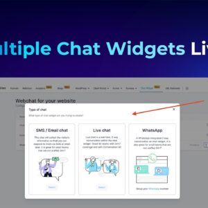 Multiple Chat Widgets Live!