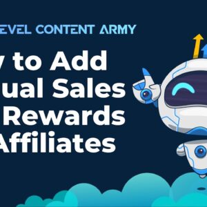 How to Add Manual Sales and Rewards for Affiliates