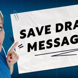 How to Save Draft Messages in Conversations