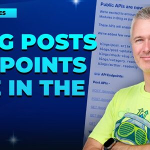 Blog Posts Endpoints Live in the API!