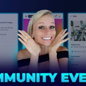 How to Set Up and Manage Events in Communities