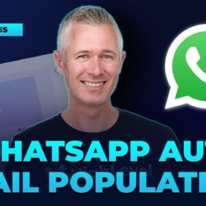 WhatsApp Auto Email Population!