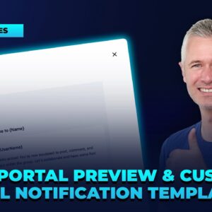 Client Portal - Preview and Customize Email Notification Templates