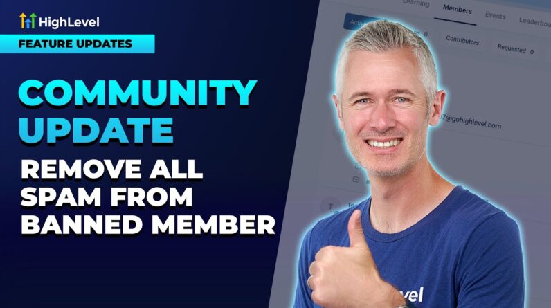 Community Update - Remove All Spam from Banned Member