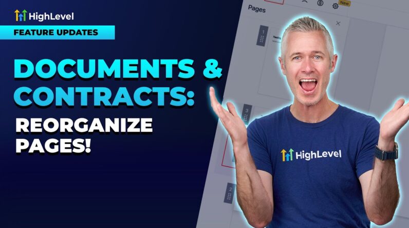 Documents & Contracts: Reorganize Pages!