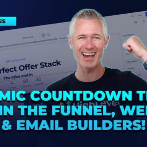 Dynamic Countdown Timers Now in the Funnel, Website, & Email Builders!