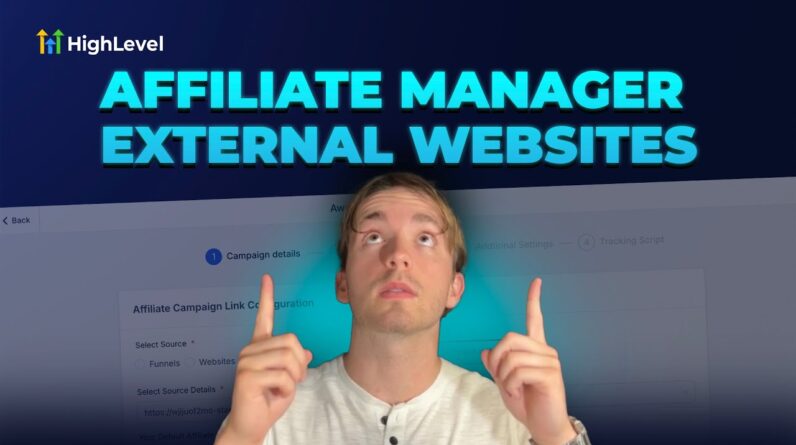 How to Create Affiliate Campaigns using External Websites