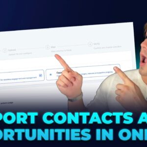 How to Import Contacts and Opportunities Using a CSV File