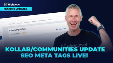 Kollab/Communities Update SEO Meta Tags Live!