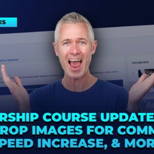 Membership Course Updates - Drag and drop images for comments, speed increase, & more!