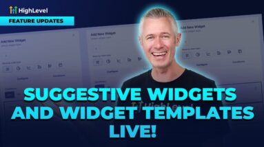 Suggestive Widgets and Widget Templates Live!