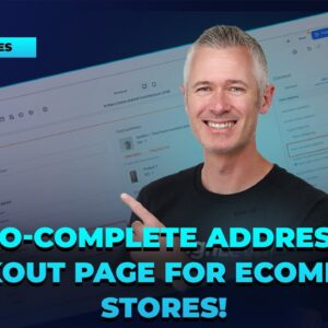 Auto-Complete Address in Checkout Page for E-Commerce Stores!