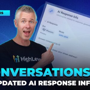 Conversations AI - Updated AI Response Info!