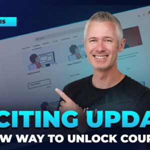 Exciting Update: A New Way to Unlock Courses!