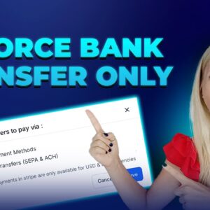 How to Set Up Bank Transfers Only in Your Invoices