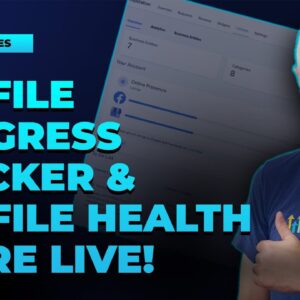 Profile Progress Tracker & Profile Health Score Live!