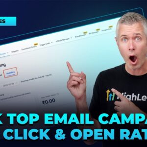 Track Top Email Campaigns by Click & Open Rate!