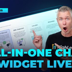 All - In - One Chat Widget Live!