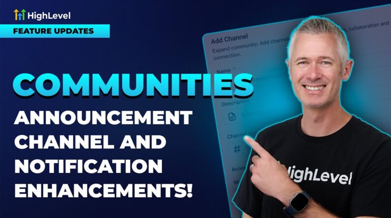 Communities -- Announcement Channel and Notification Enhancements!