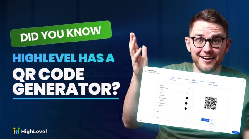 Did You Know HighLevel has a QR Code Generator?
